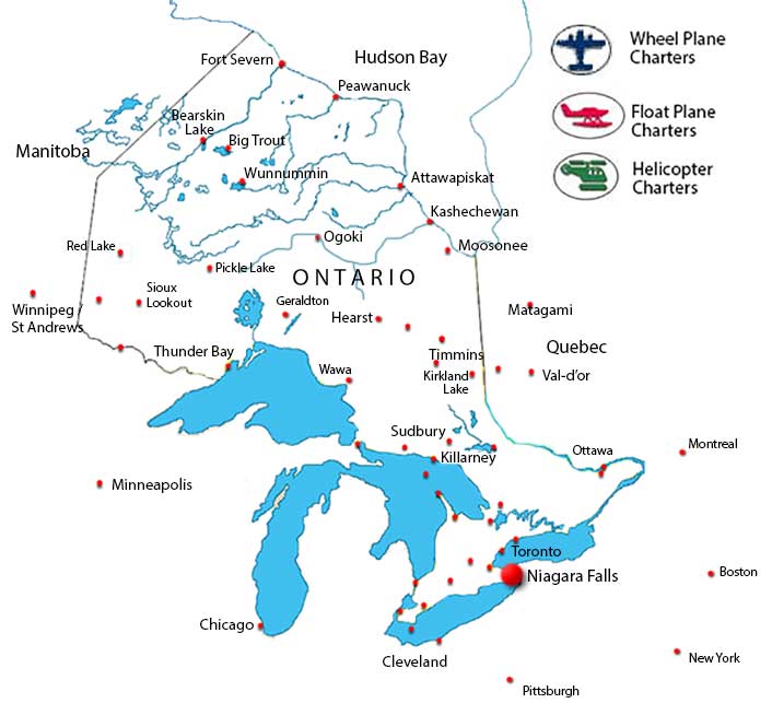 Niagara Fals Ontario Air Charter Directory